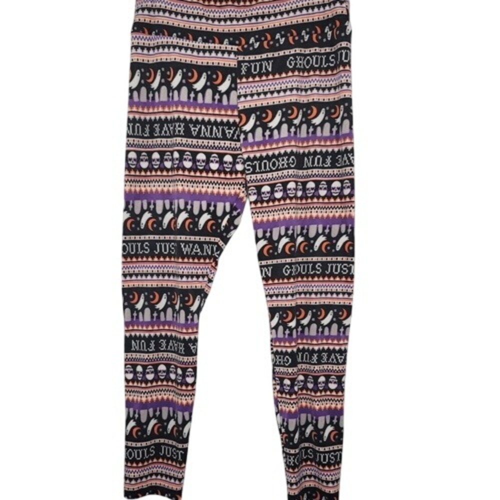 No Boundaries‎ Plush Halloween Leggings